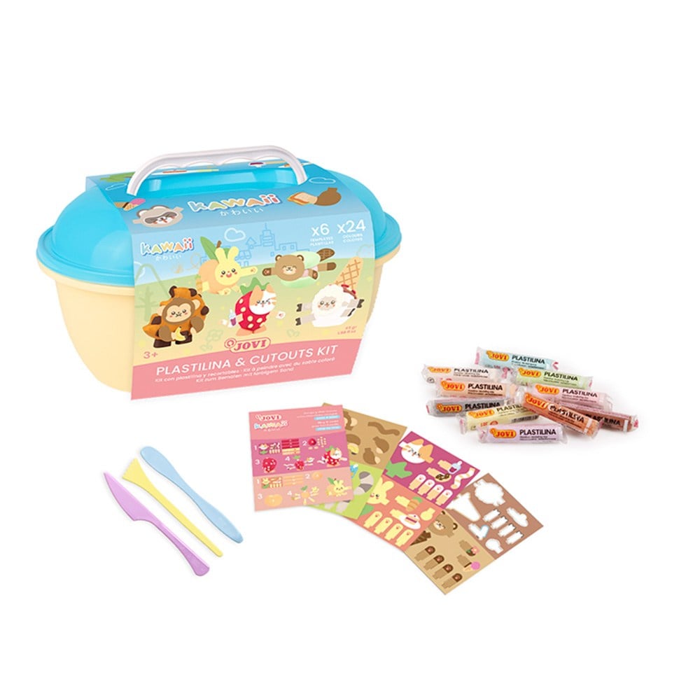 Eğitici Oyuncaklar JOVI KW2203 KURUMAYAN OYUN HAMURU KAWAII SET + ASKESUARLAR Satın Al