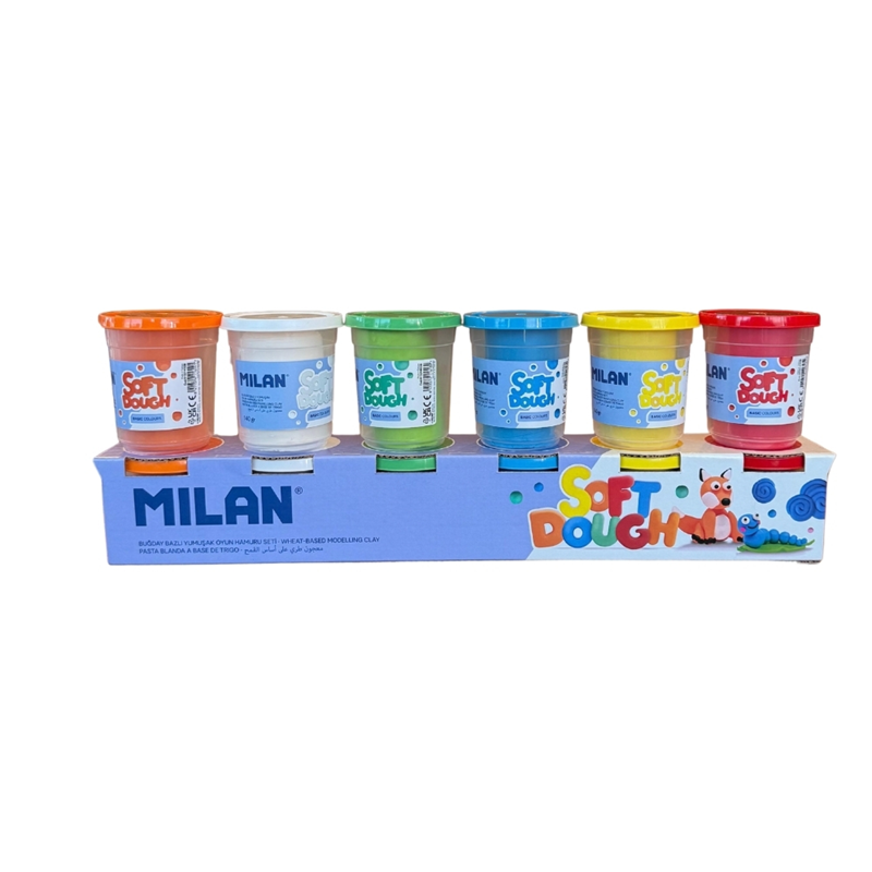 Eğitici Oyuncaklar MILAN OYUN HAMURU 100GR X 6 RENK Satın Al