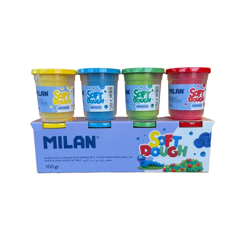Eğitici Oyuncaklar MILAN OYUN HAMURU 100GR X 4 RENK Satın Al