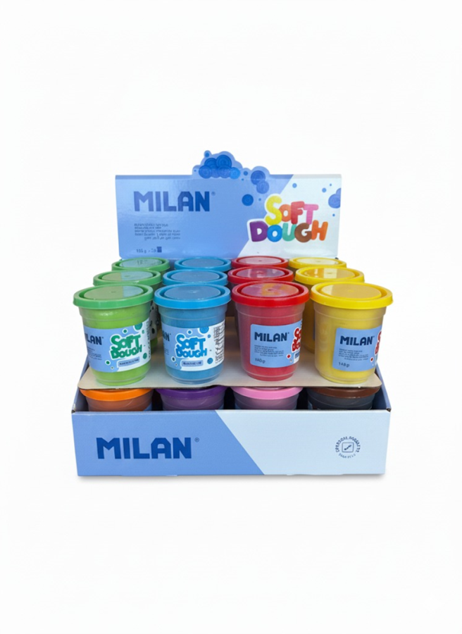 Eğitici Oyuncaklar MILAN OYUN HAMURU STANDI 112GR X 10 RENK - 24’LÜ Satın Al
