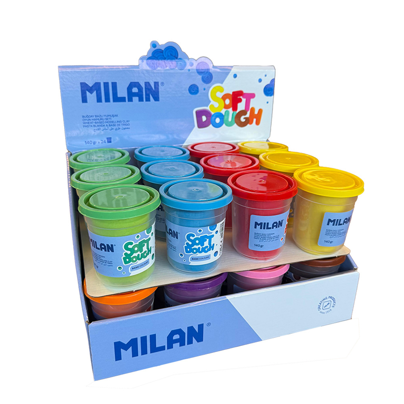 Eğitici Oyuncaklar MILAN OYUN HAMURU STANDI 112GR X 10 RENK - 24’LÜ Satın Al