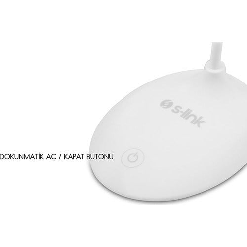 Elektrik ve Aydınlatma Ürünleri S-link SL-8725 Beyaz 14 LED Şarjlı 500mAh Taşınabilir Masa Lambası Satın Al