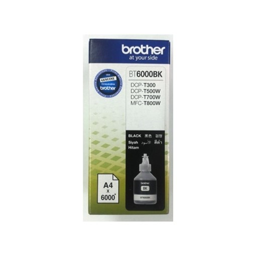 Epson Kartuş Brother BT6000BK Black Siyah 6.000 Sayfa Şişe Mürekkep DCP-T300-T500-T700 MFC-T800 Satın Al