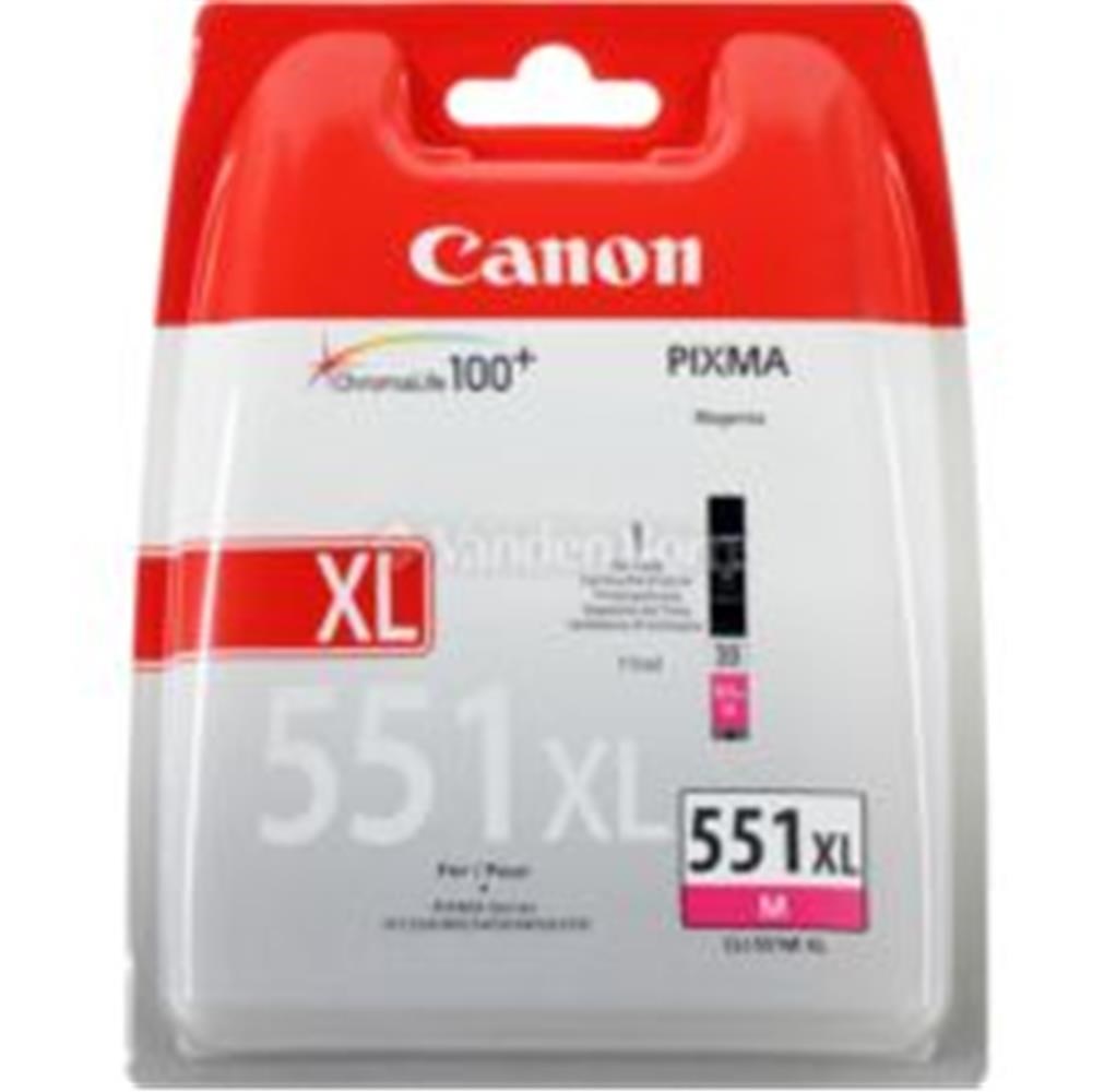 Epson Kartuş Canon CLI-551XL M Magenta Kırmızı Yüksek Kapasiteli Mürekkep Kartuş IP7250 MX925 Satın Al