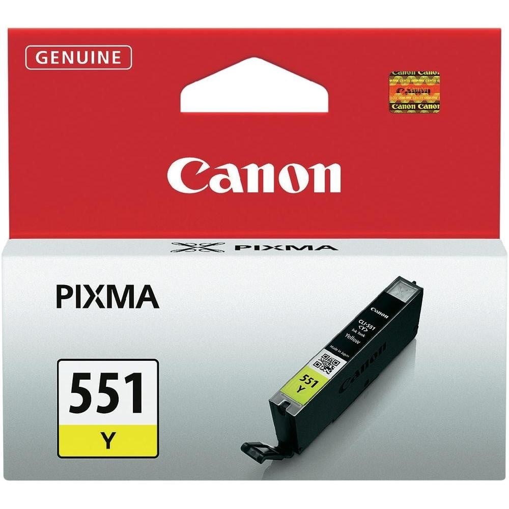 Epson Kartuş Canon CLI-551Y Yellow Sarı Mürekkep Kartuş IP7250 MX925 Satın Al