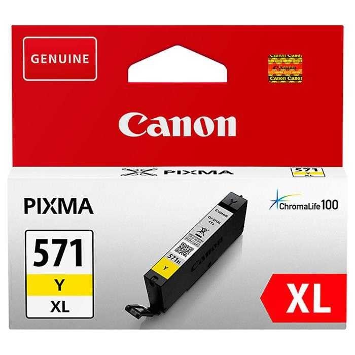 Epson Kartuş Canon CLI-571XL Y Yellow Sarı Yüksek Kapasiteli Mürekkep Kartuş TS5050-9050 Satın Al