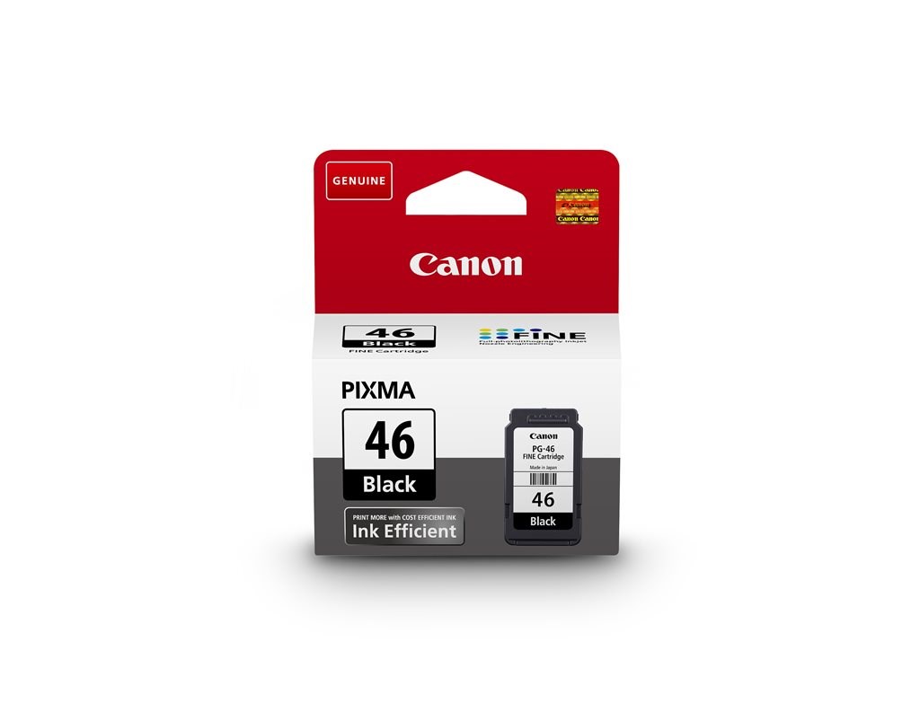 Epson Kartuş Canon PG-46 Black Siyah Mürekkep Kartuş E404-414-474 E3140 Satın Al