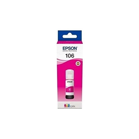 Epson Kartuş Epson 106 T00R340  Ecotank Mor Kartuş Ink Bottle Satın Al
