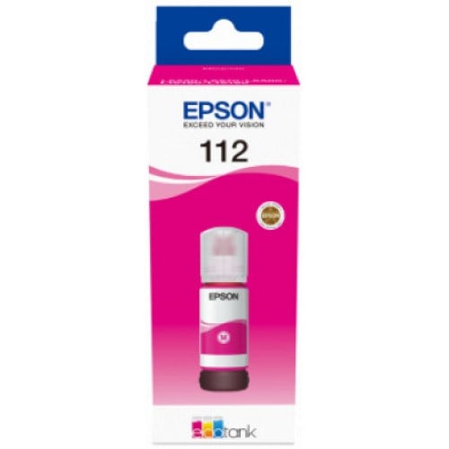 Epson Kartuş Epson 112  Magenta Kırmızı Şişe Mürekkep 13T06C34A Satın Al