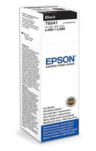 Epson Kartuş Epson T6641 L100- L200- L300 Siyah Mürekkep Kartuş 70Ml Satın Al