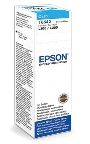 Epson Kartuş Epson T6642 L100- L200 - L300 Cyan Mürekkep Kartuş 70Ml Satın Al