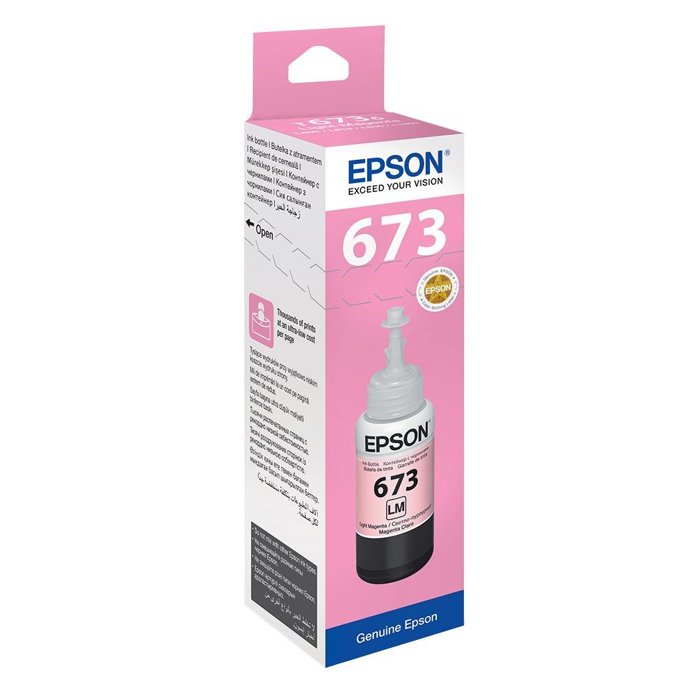 Epson Kartuş Epson T6736 L800-L1800 Light Mor Mürekkep Kartuş 70Ml Satın Al