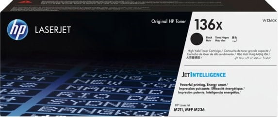 Epson Kartuş HP 136X Black Siyah 2.600 Sayfa Toner W1360X Satın Al