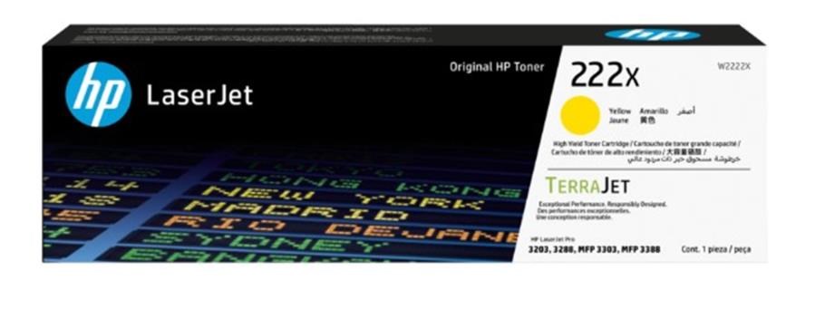 Epson Kartuş Hp 222X Yellow Sarı 2.500 Sayfa Toner W2222X Satın Al