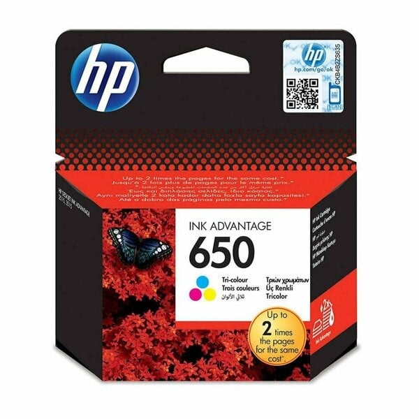 Epson Kartuş HP 650 Üç Renkli Mürekkep Kartuşu 2515-3515-1515 CZ102AE Satın Al