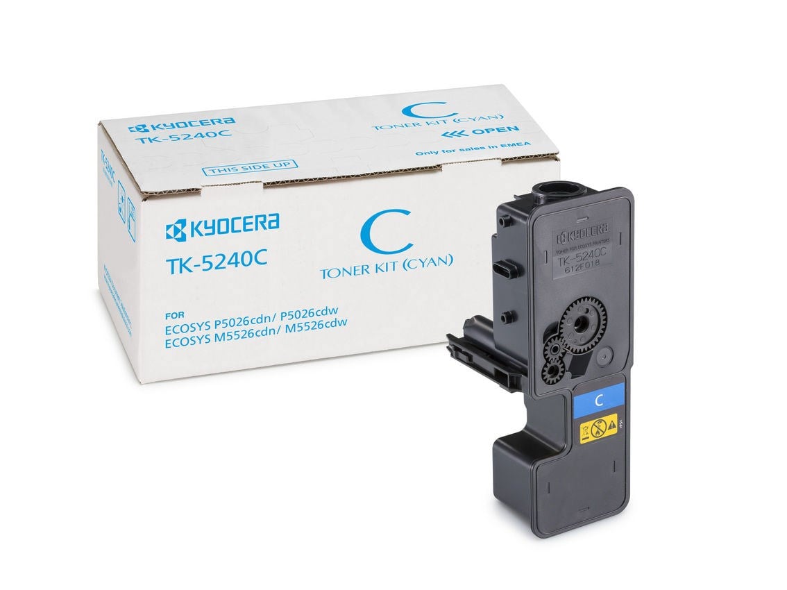 Epson Kartuş Kyocera TK-5240C Cyan Mavi Orjinal Fotokopi Toneri Ecosys M5526cdn-5526cdw P5026cdn-5026cdw 3.000 Sa Satın Al