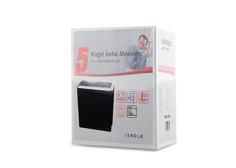 Everest JP-710C Kağıt Kesme Cross Cut Paper Shredd İmha Makinesi