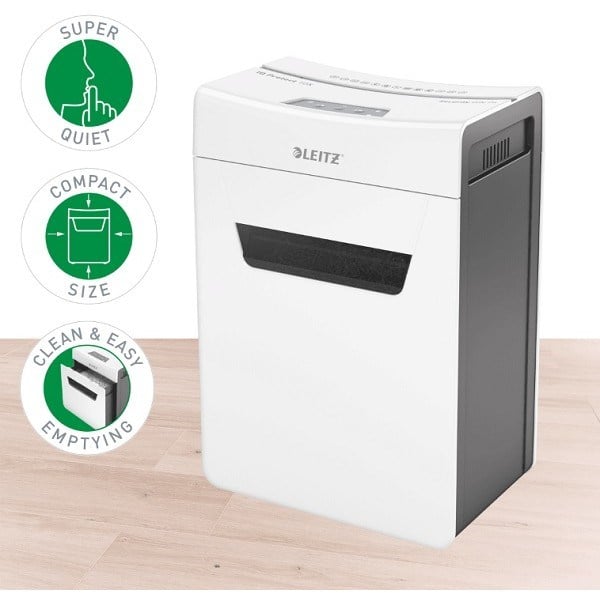 Evrak İmha Makineleri Leitz IQ Protect Evrak İmha Makinesi 10X P4 EU Satın Al