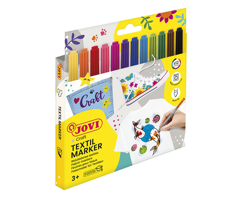 Fosforlu Kalemler JOVI 1410 DECOR TEKSTİL KALEMİ 12 RENK Satın Al