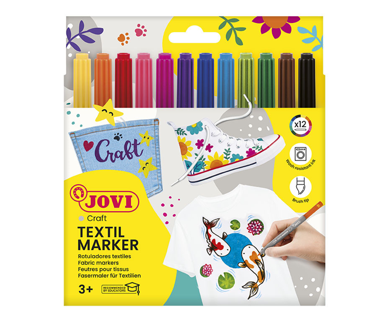 Fosforlu Kalemler JOVI 1410 DECOR TEKSTİL KALEMİ 12 RENK Satın Al