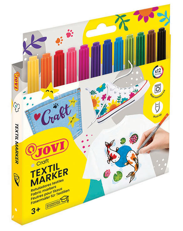 Fosforlu Kalemler JOVI 1410 DECOR TEKSTİL KALEMİ 12 RENK Satın Al