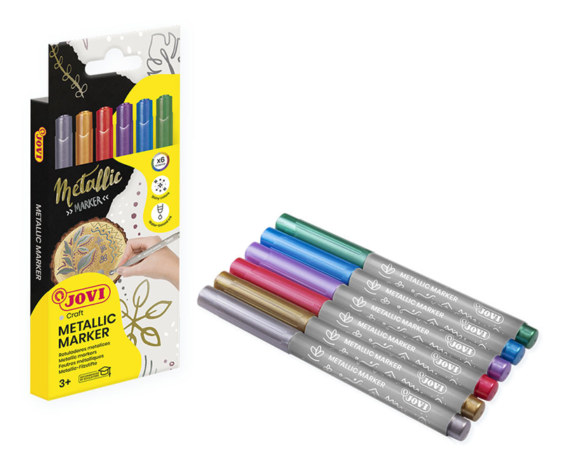 Fosforlu Kalemler JOVI 1606M DECOR METALIK KALEMİ - 6 RENK Satın Al