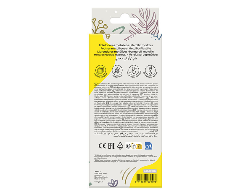 Fosforlu Kalemler JOVI 1606M DECOR METALIK KALEMİ - 6 RENK Satın Al