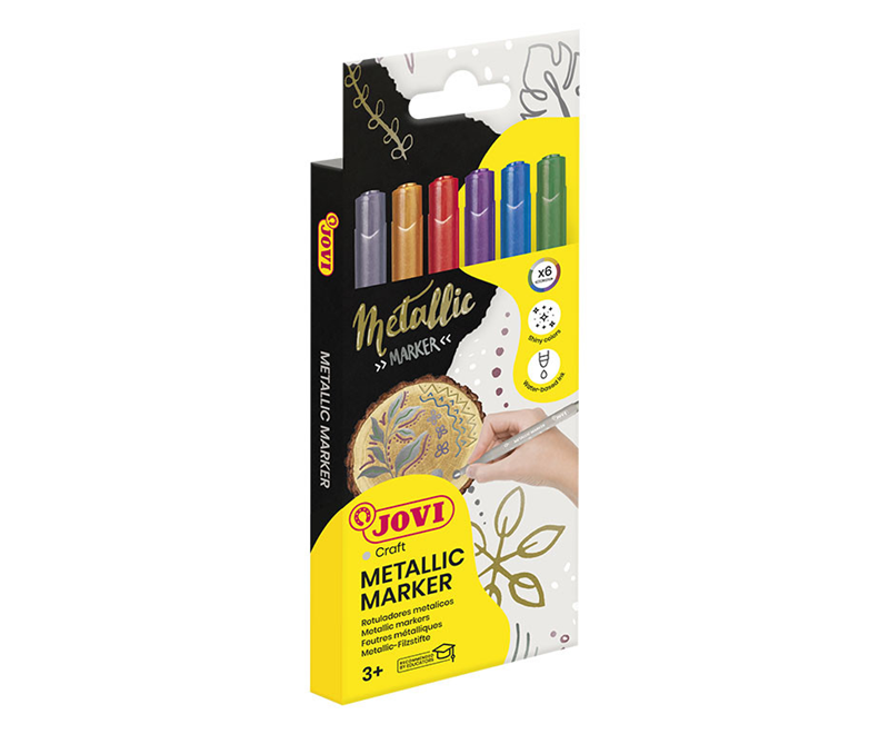 Fosforlu Kalemler JOVI 1606M DECOR METALİK KALEMİ - 6 RENK Satın Al