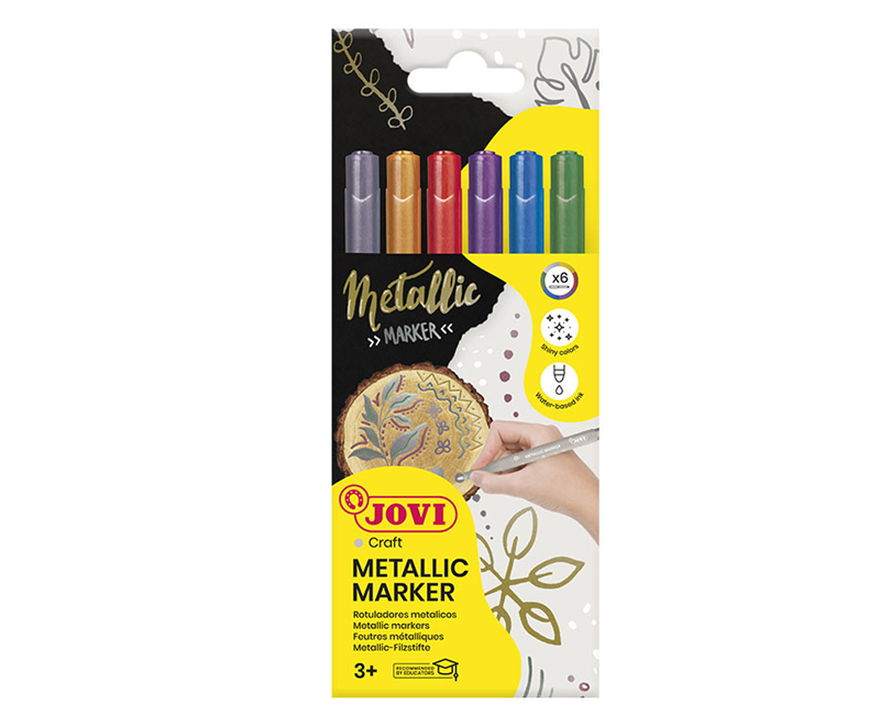 Fosforlu Kalemler JOVI 1606M DECOR METALİK KALEMİ - 6 RENK Satın Al