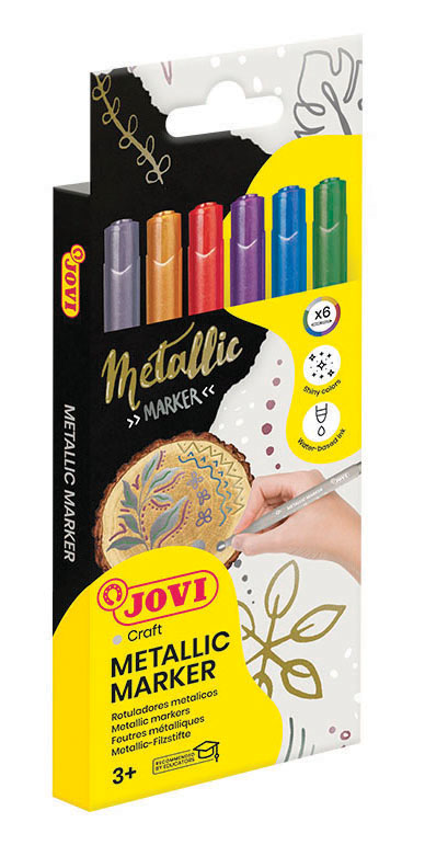 Fosforlu Kalemler JOVI 1606M DECOR METALİK KALEMİ - 6 RENK Satın Al