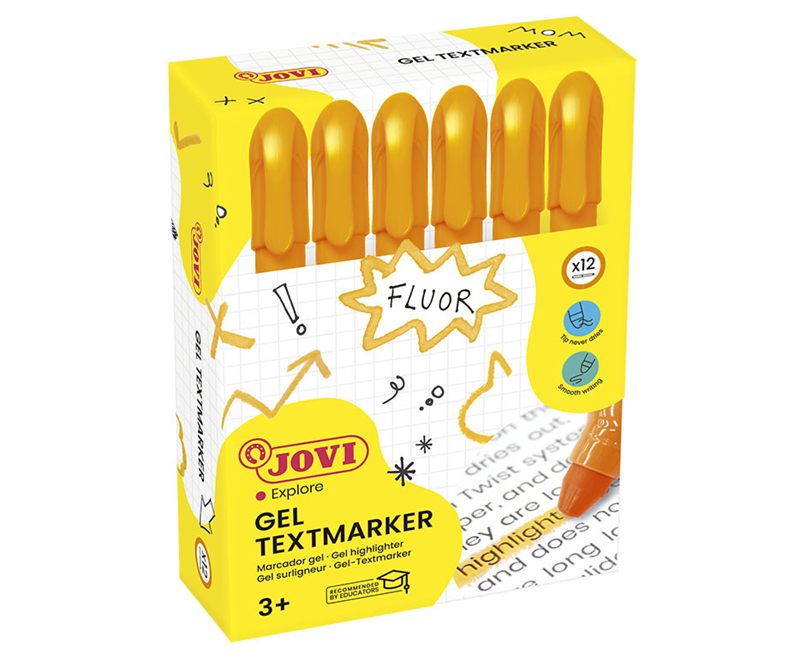 Fosforlu Kalemler JOVI 1815 JEL STİK FOSFORLU KALEM TURUNCU - 12'Lİ KUTU Satın Al