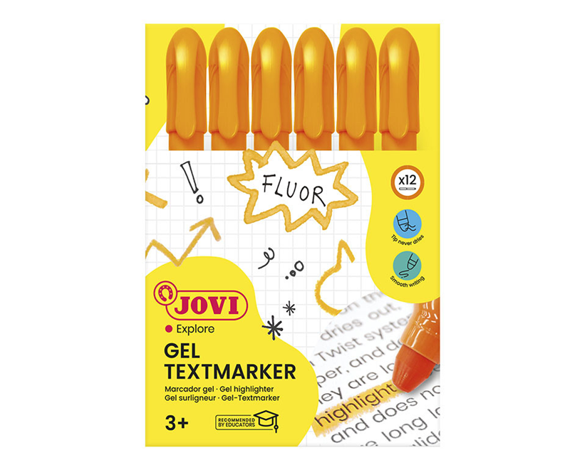Fosforlu Kalemler JOVI 1815 JEL STİK FOSFORLU KALEM TURUNCU - 12'Lİ KUTU Satın Al
