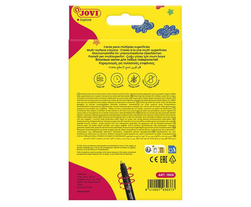 Fosforlu Kalemler JOVI 1906 DECOR CAM KALEMİ 6 RENK Satın Al