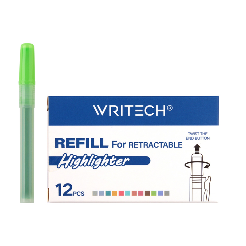 Fosforlu Kalemler WRITECH W-805S BASMALI FOSFORLU KALEM YEDEK TÜP NEON YEŞİL - 12'Lİ KUTU Satın Al