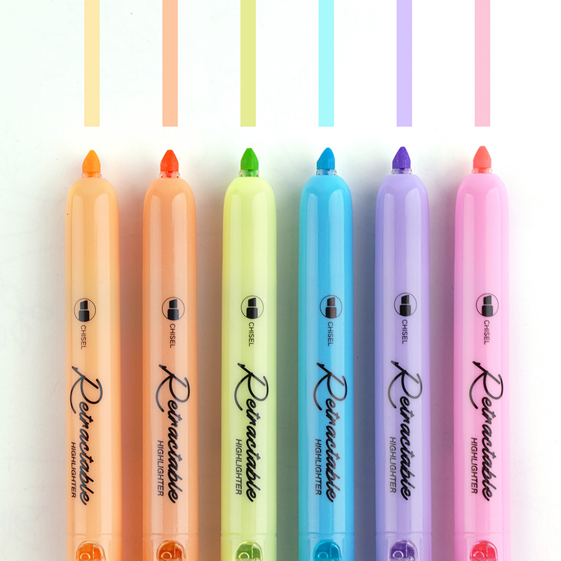Fosforlu Kalemler WRITECH W-805S BASMALI FOSFORLU KALEM PASTEL 6 RENK - 6'LI Satın Al