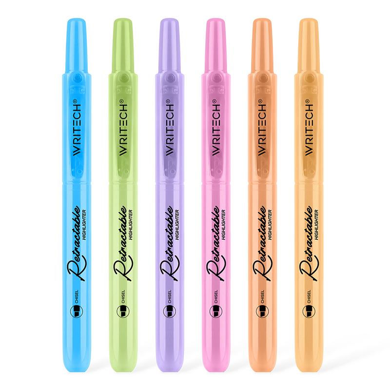 Fosforlu Kalemler WRITECH W-805S BASMALI FOSFORLU KALEM PASTEL 6 RENK - 6'LI Satın Al