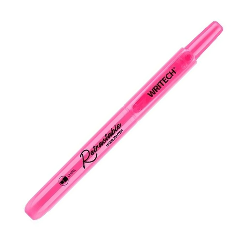 Fosforlu Kalemler WRITECH W-805S BASMALI FOSFORLU KALEM NEON PEMBE - 12'Lİ KUTU Satın Al