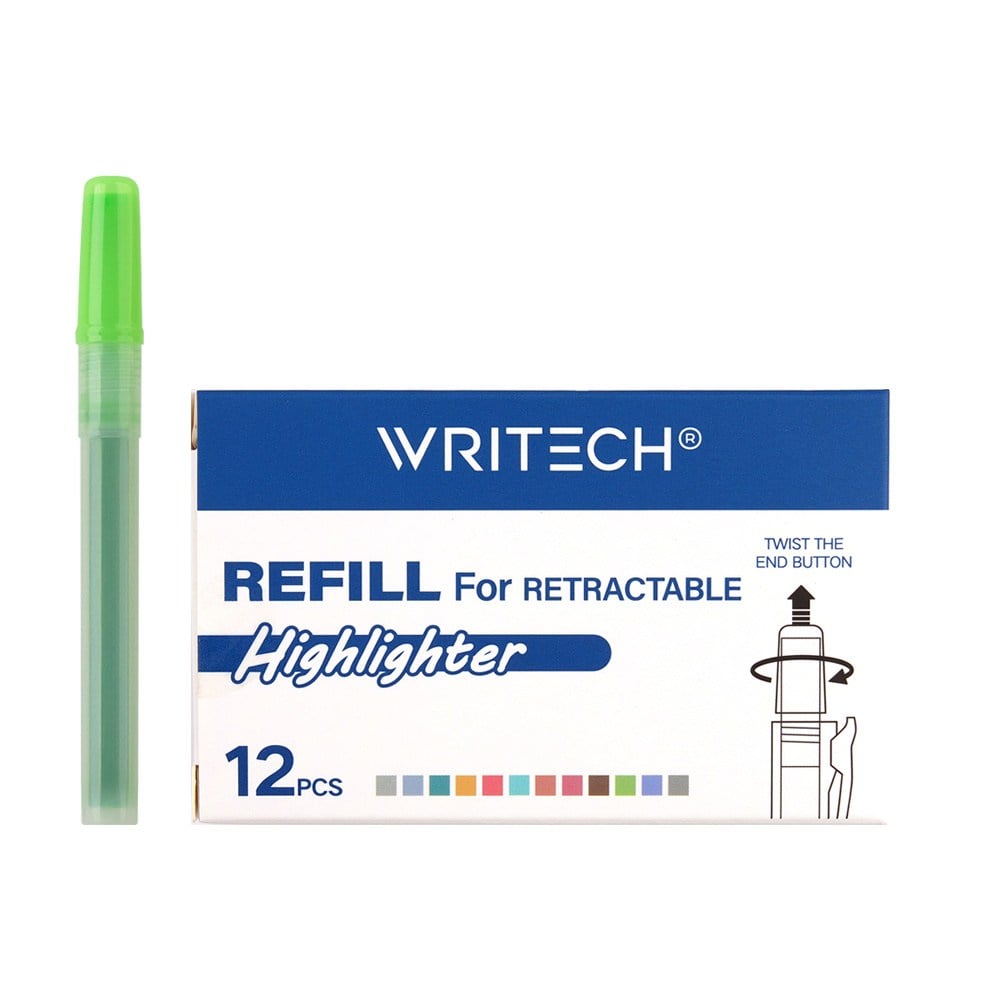 Fosforlu Kalemler WRITECH W-805S BASMALI FOSFORLU KALEM YEDEK TÜP NEON YEŞİL - 12'Lİ KUTU Satın Al