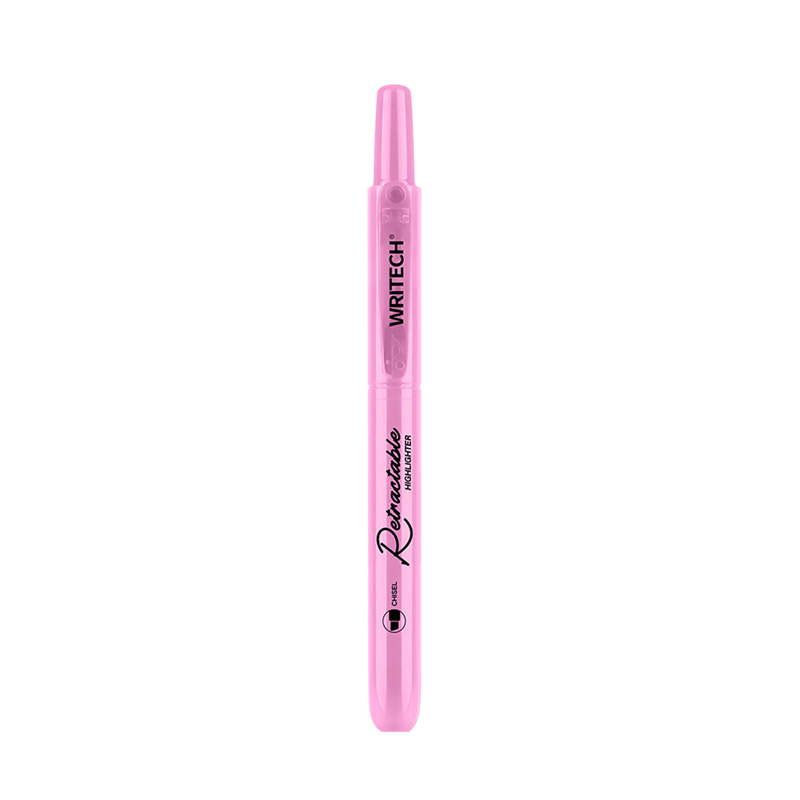Fosforlu Kalemler WRITECH W-805S BASMALI FOSFORLU KALEM PASTEL PEMBE - 12'Lİ KUTU Satın Al