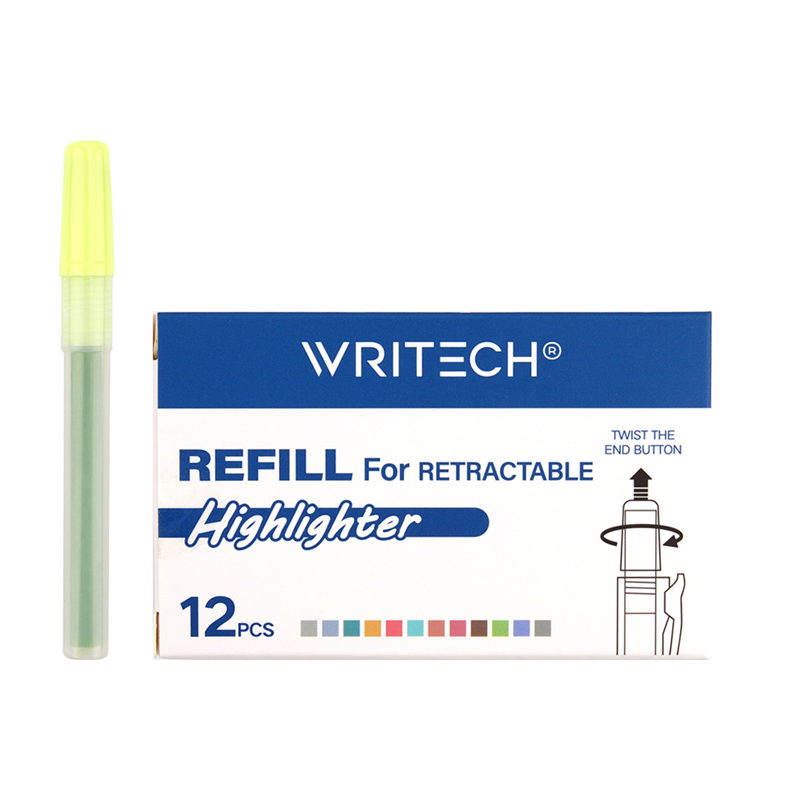 Fosforlu Kalemler WRITECH W-805S BASMALI FOSFORLU KALEM YEDEK TÜP PASTEL AÇIK YEŞİL - 12'Lİ KUTU Satın Al