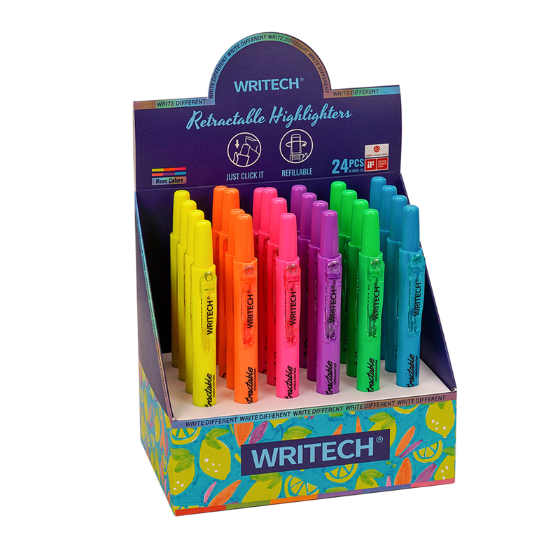 Fosforlu Kalemler WRITECH W-805S BASMALI FOSFORLU KALEM NEON 6 RENK - 24'LÜ SET Satın Al