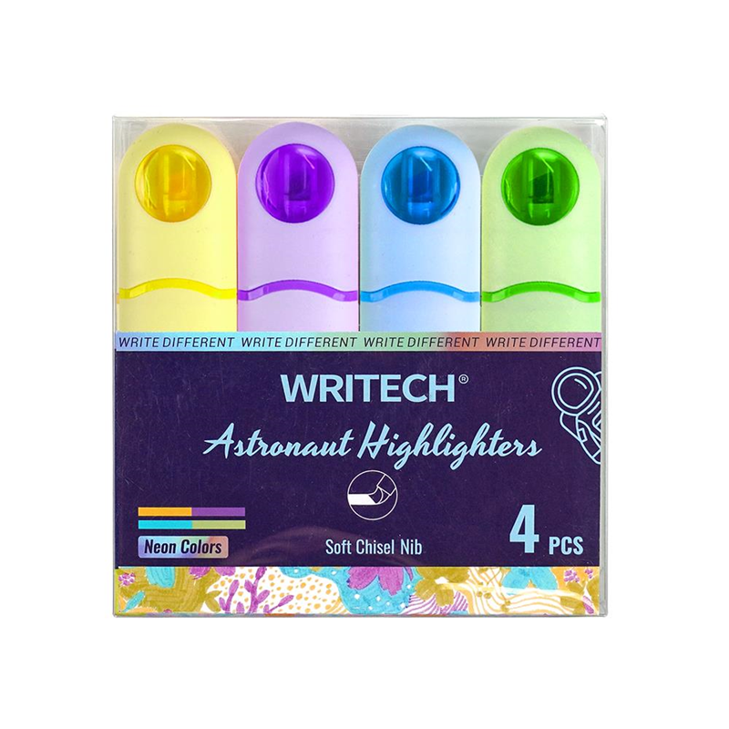 Fosforlu Kalemler WRITECH W-8154 ASTRONOT FOSFORLU KALEM NEON 4 RENK - 4'LÜ Satın Al