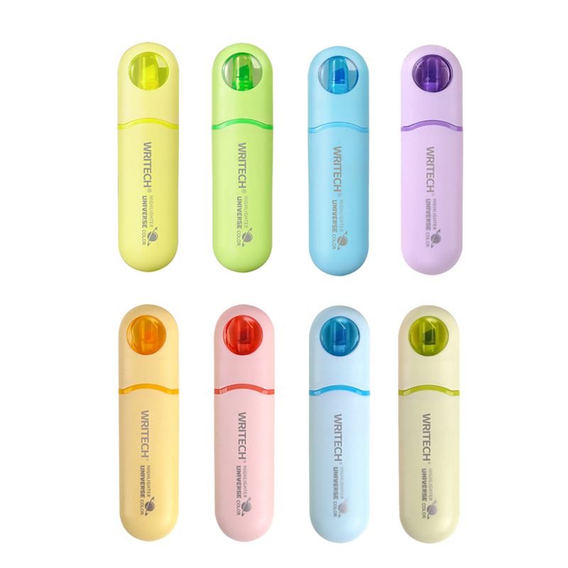 Fosforlu Kalemler WRITECH W-8154 ASTRONOT FOSFORLU KALEM NEON+PASTEL 8 RENK - 96'LI STAND Satın Al