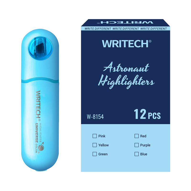 Fosforlu Kalemler WRITECH W-8154 ASTRONOT FOSFORLU KALEM NEON MAVİ - 12'Lİ KUTU Satın Al