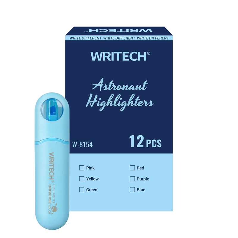 Fosforlu Kalemler WRITECH W-8154 ASTRONOT FOSFORLU KALEM NEON MAVİ - 12'Lİ KUTU Satın Al