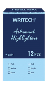 Fosforlu Kalemler WRITECH W-8154 ASTRONOT FOSFORLU KALEM PASTEL YEŞİL - 12'Lİ KUTU Satın Al