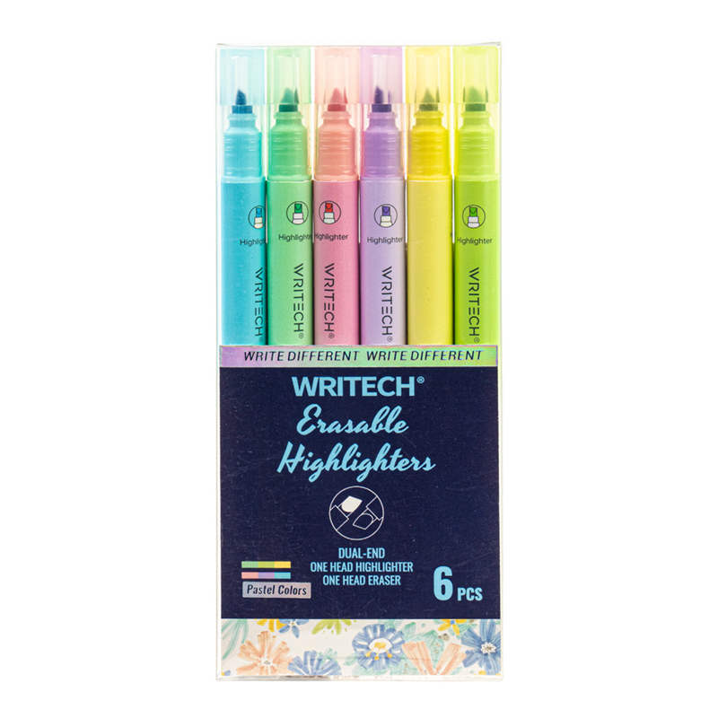 Fosforlu Kalemler WRITECH W-822 SİLİNEBİLİR FOSFORLU KALEM PASTEL - 6'LI SET Satın Al