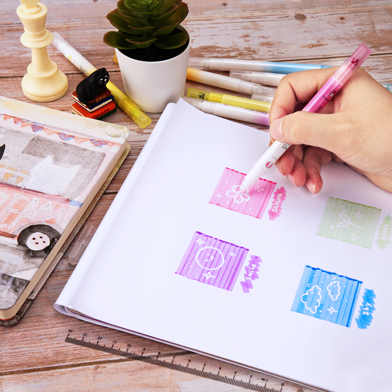 Fosforlu Kalemler WRITECH W-822 SİLİNEBİLİR FOSFORLU KALEM NEON MOR - 12'Lİ KUTU Satın Al