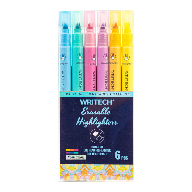 Fosforlu Kalemler WRITECH W-822 SİLİNEBİLİR FOSFORLU KALEM NEON - 6'LI SET Satın Al