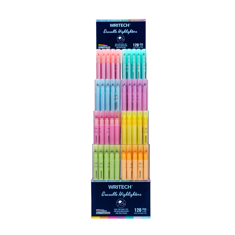Fosforlu Kalemler WRITECH W-822 SİLİNEBİLİR FOSFORLU KALEM - 120'LI STAND Satın Al